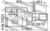 FEBEST 0311-HRVATRH Joint, drive shaft